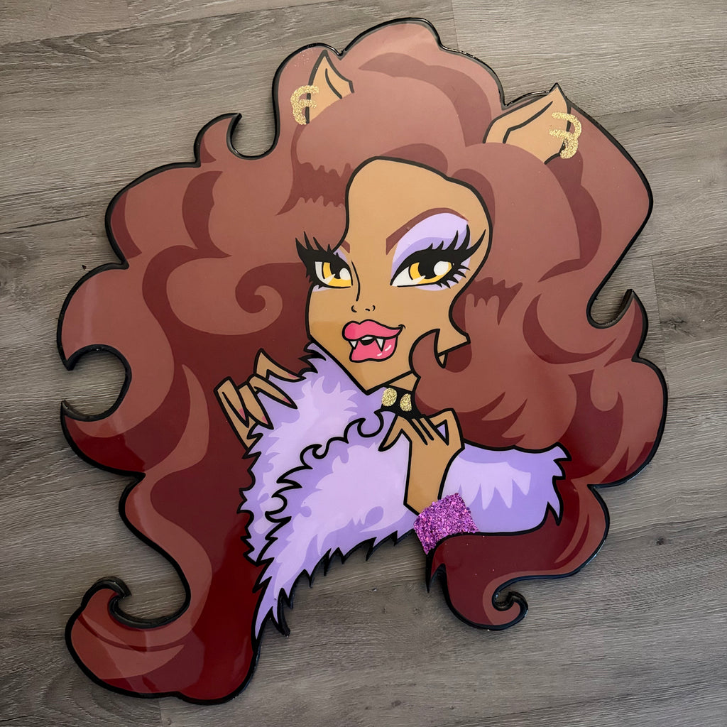 Clawdeen Wolf Wall Board