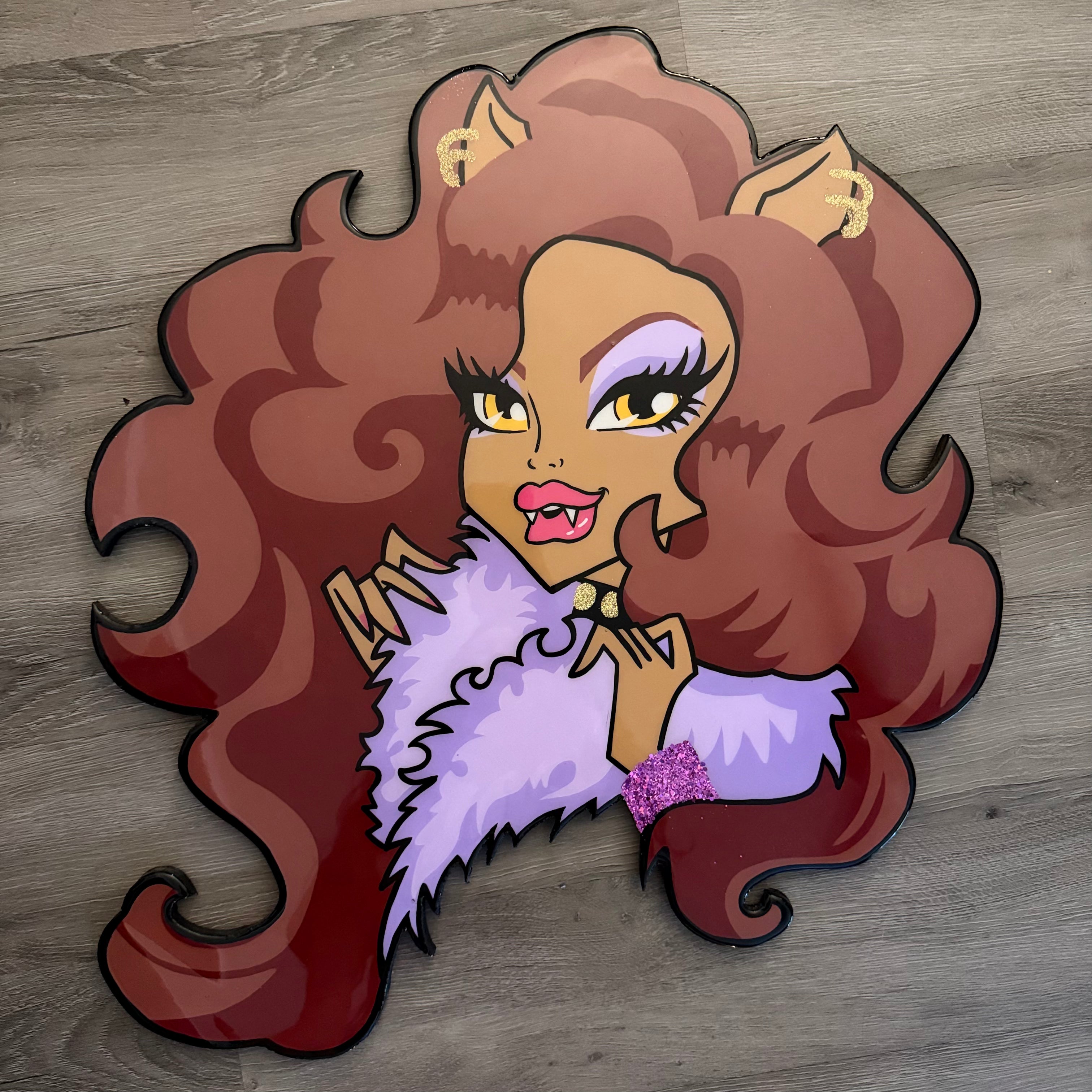 Clawdeen Wolf Wall Board