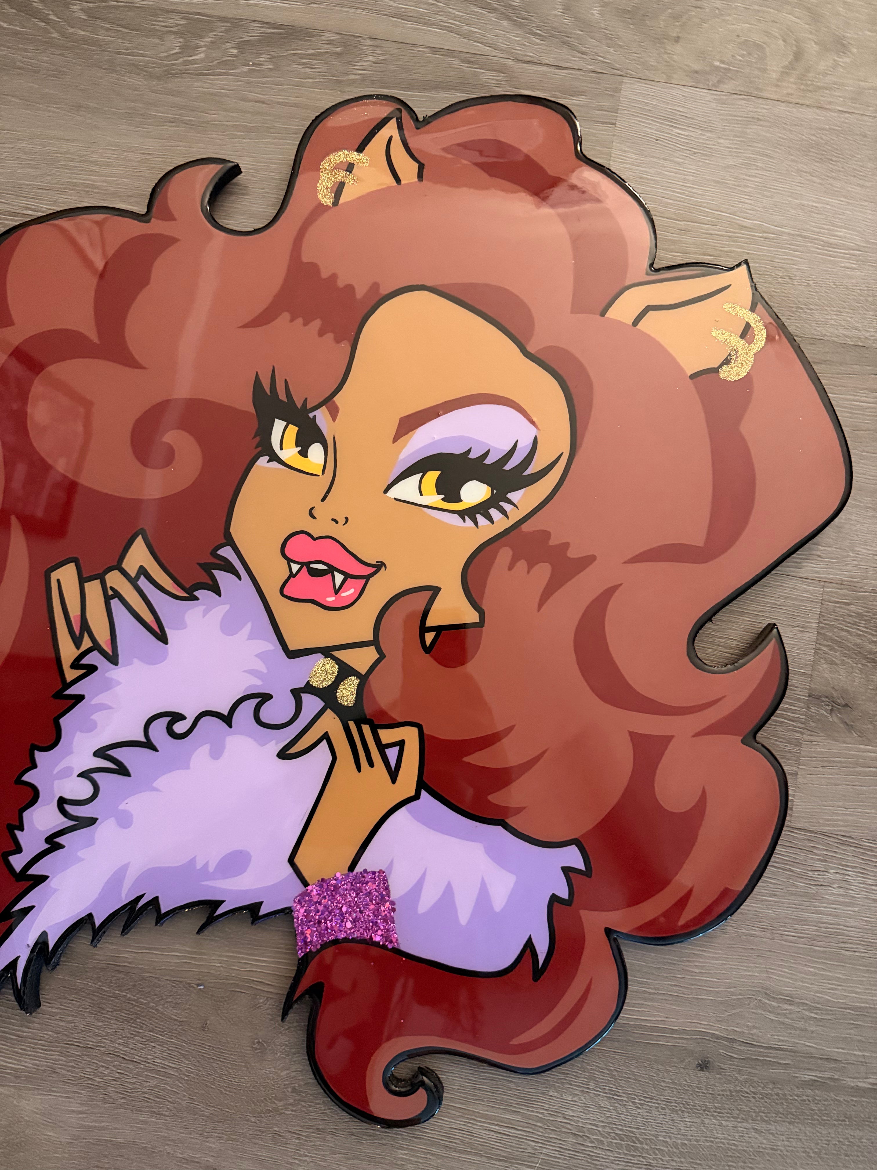 Clawdeen Wolf Wall Board
