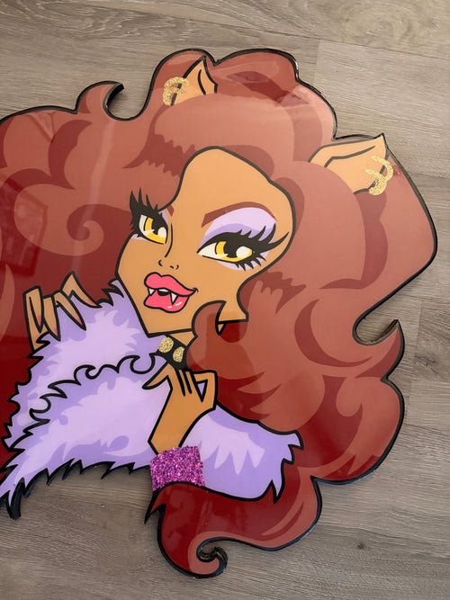 Clawdeen Wolf Wall Board