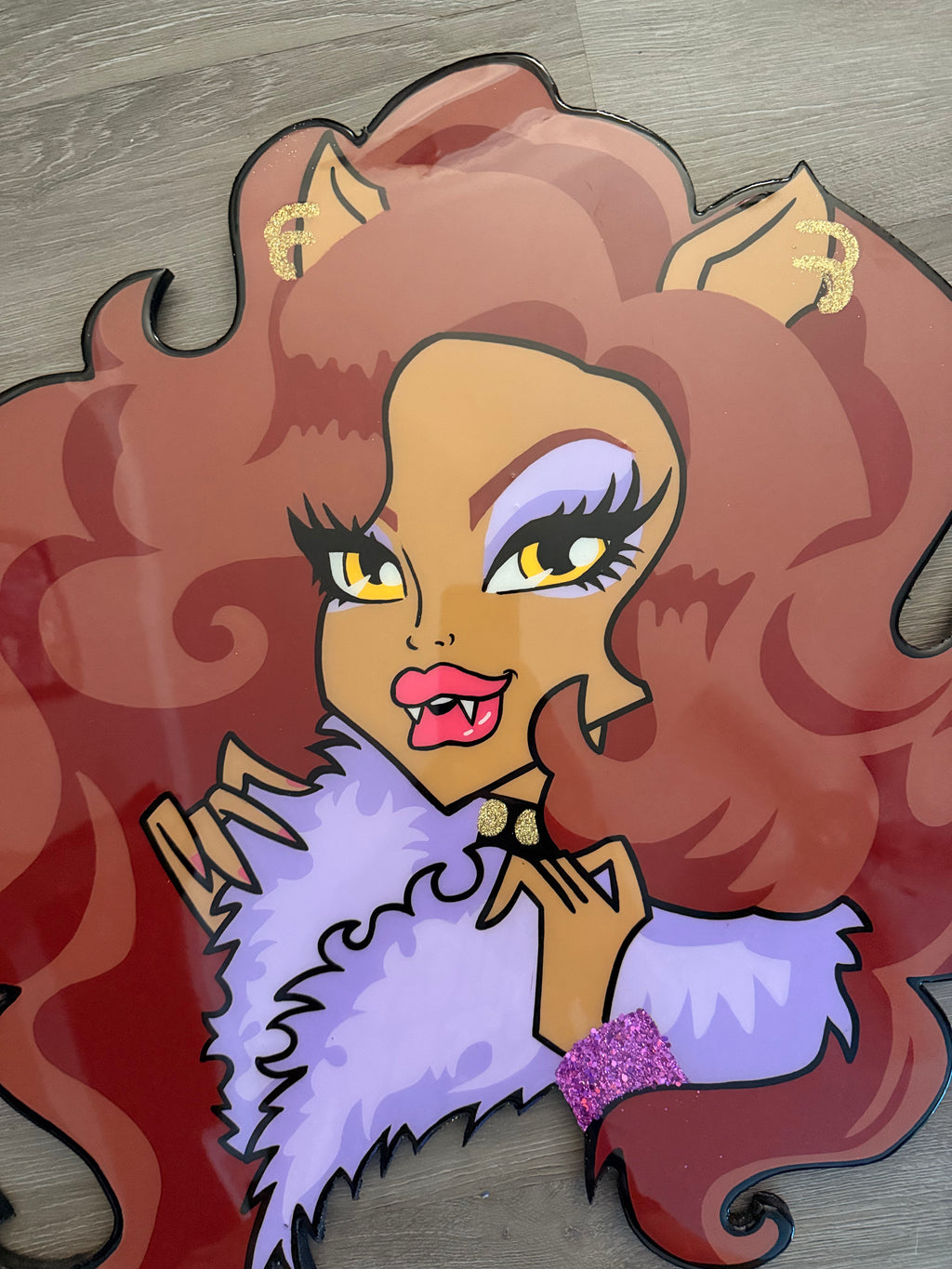 Clawdeen Wolf Wall Board