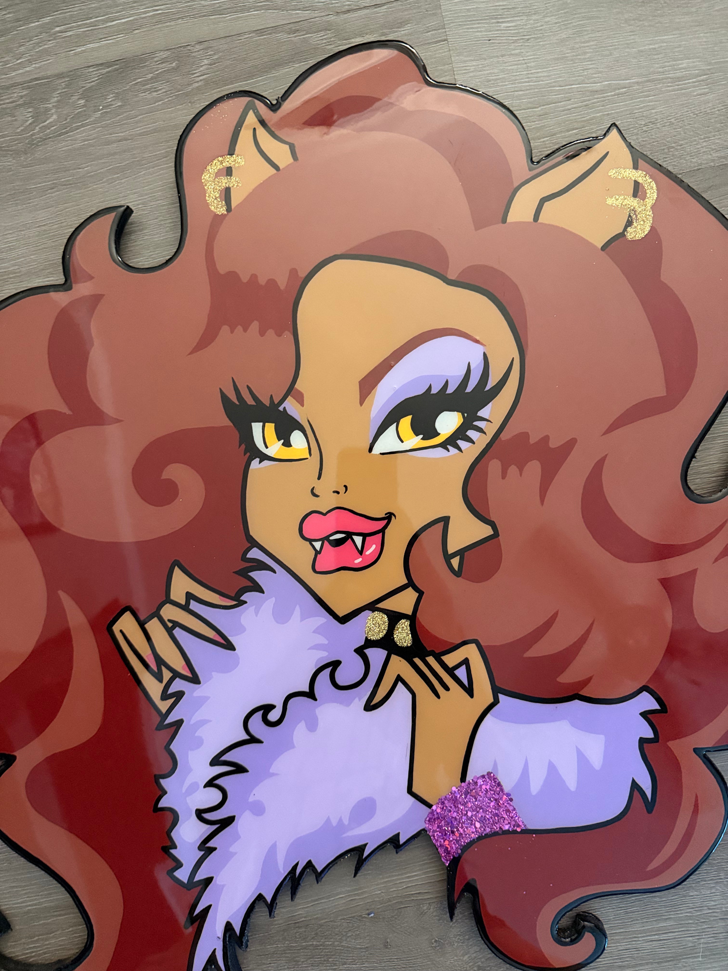 Clawdeen Wolf Wall Board